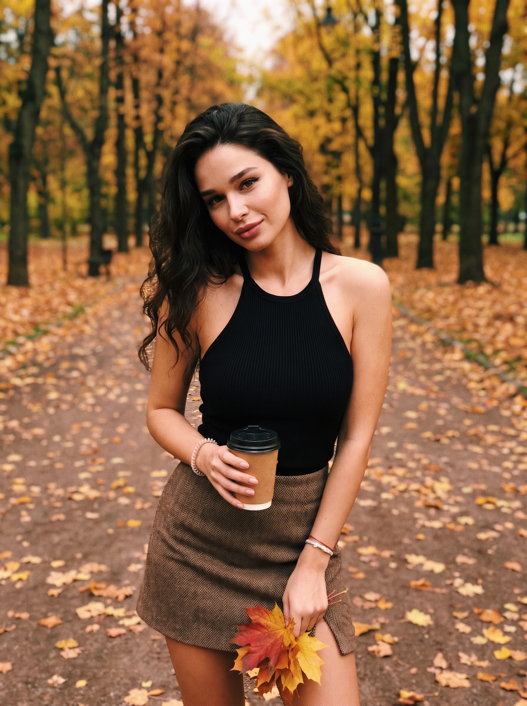 Осенняя прогулка с кофе