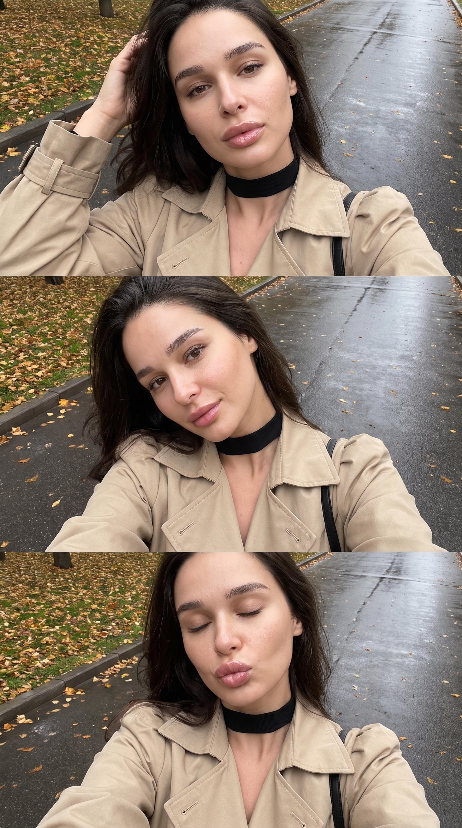Осеннее селфи в тренче