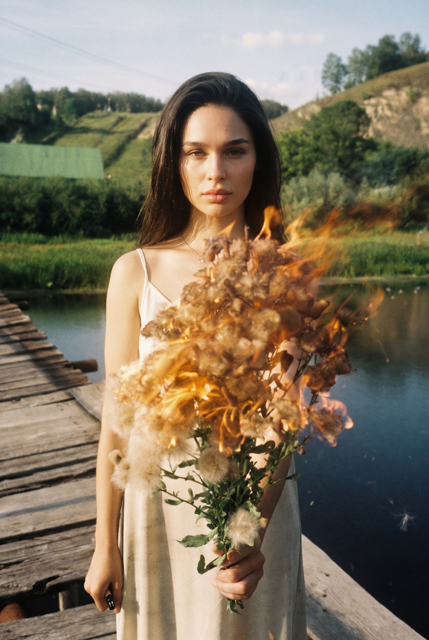 Горящий букет 