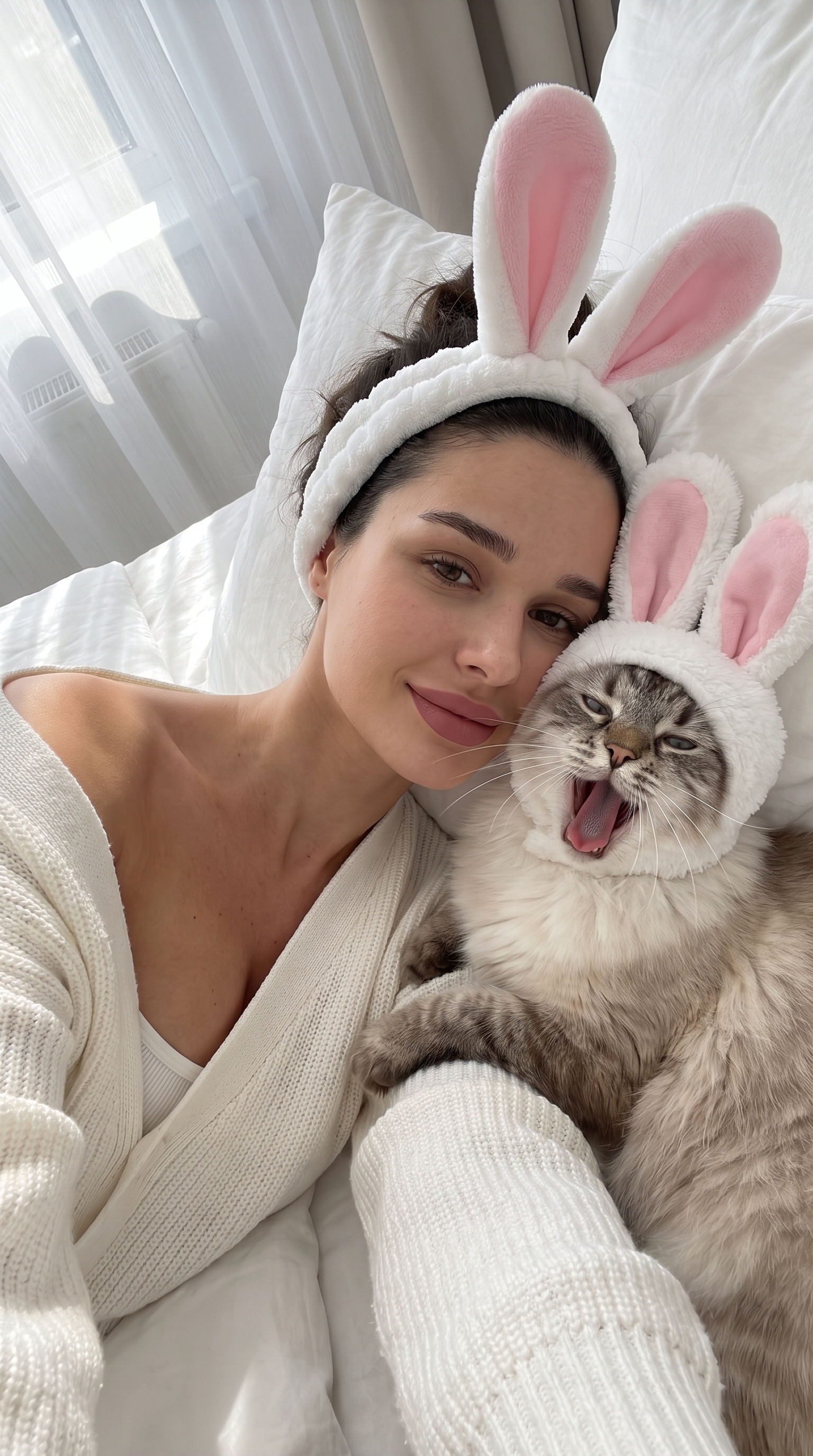 Утро с котом