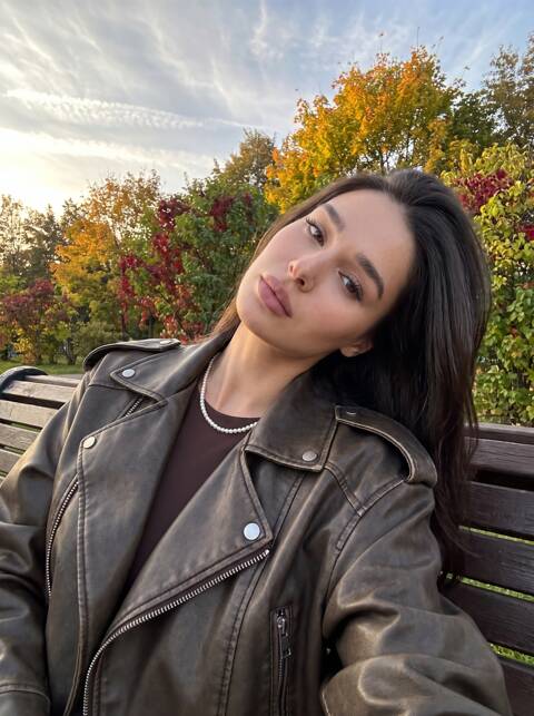 Селфи в кожаной косухе